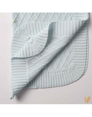 Coperta filo roselline ricamate a mano Coperta e Lenzuola