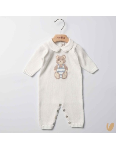 Tutina orsetto filo di cotone Set Nascita e Uscita Clinica