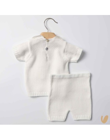 Completo orsetto filo di cotone Set Nascita e Uscita Clinica