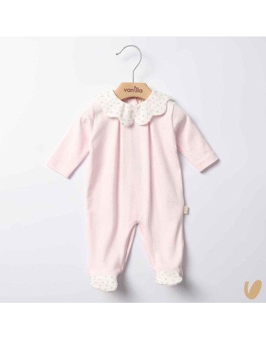 Tutina cotone piquè fiori Tutina