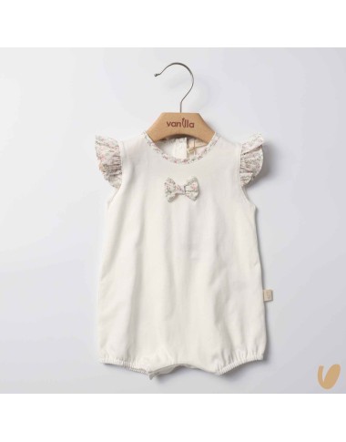 Cotton flowers romper