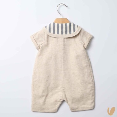 Pagliaccetto in lino marinaretto Completo e Pagliaccetto