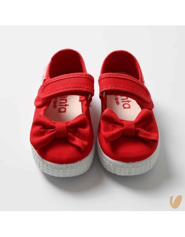 Ballerina bow in canvas