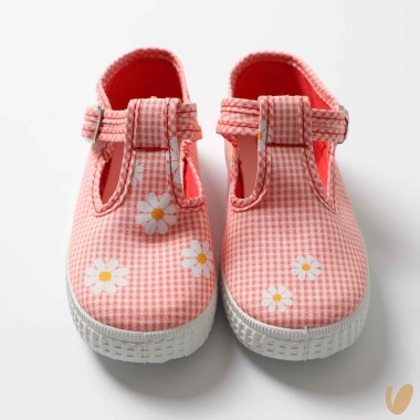 Scarpe Occhielli Vichy e margherite Occhielli 19/32