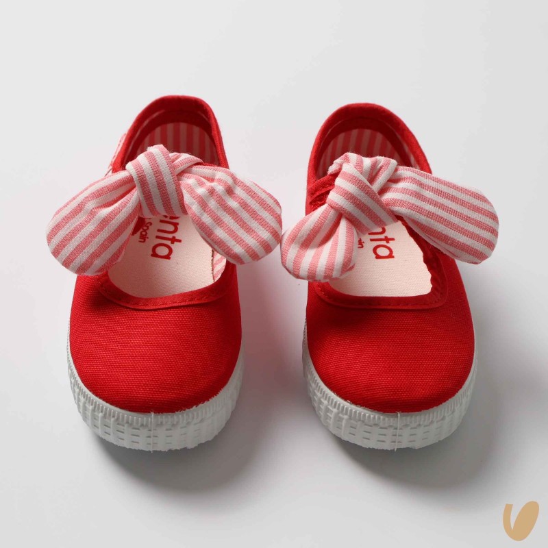 Ballerina fiocco in tela Espadrillas e Tela 19/32