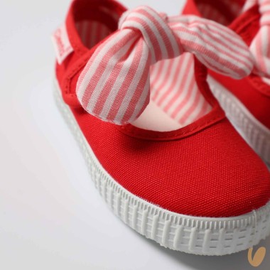 Ballerina fiocco in tela Espadrillas e Tela 19/32