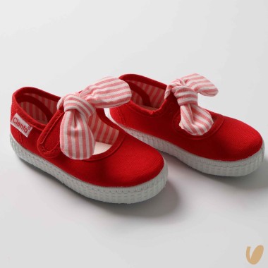 Ballerina fiocco in tela Espadrillas e Tela 19/32