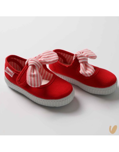 Ballerina bow in canvas