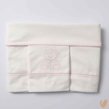 Set lenzuola carrozzino orsetto Coperta e Lenzuola