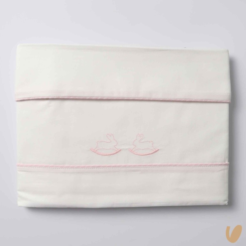 Set lenzuola carrozzino coniglietti Coperta e Lenzuola