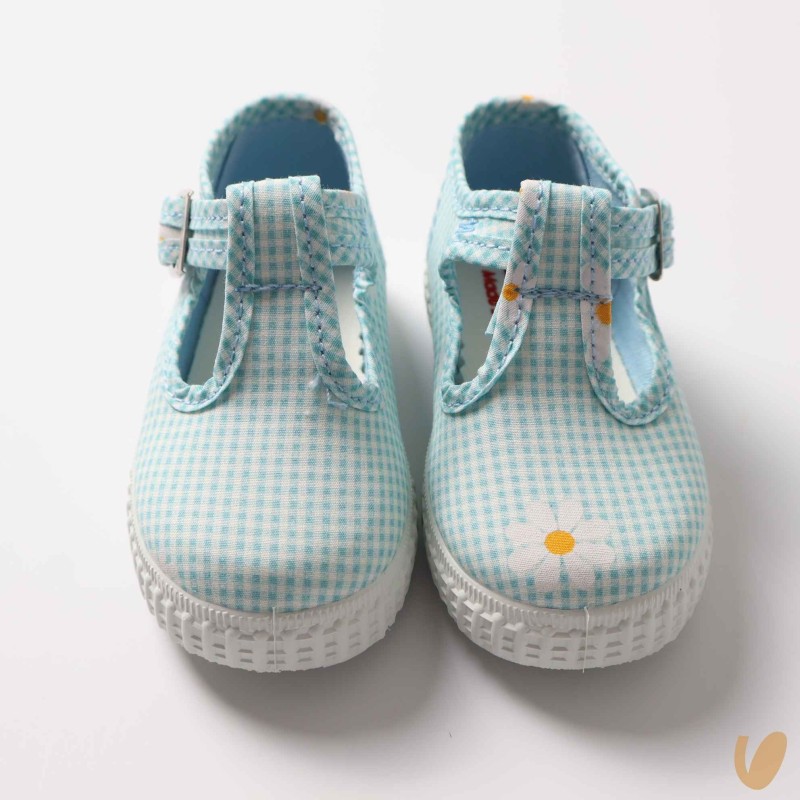 Scarpe Occhielli Vichy e margherite Occhielli 19/32