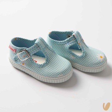 Scarpe Occhielli Vichy e margherite Occhielli 19/32