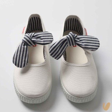 Ballerina fiocco in tela Espadrillas e Tela 19/32