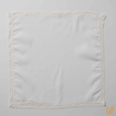 Mussola seta Battesimale ricamata a mano Mussole e Bavette