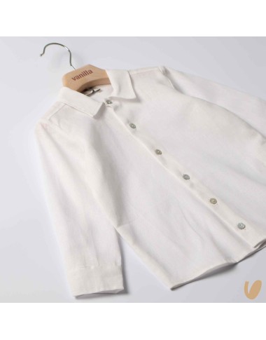 Shirt in pure linen