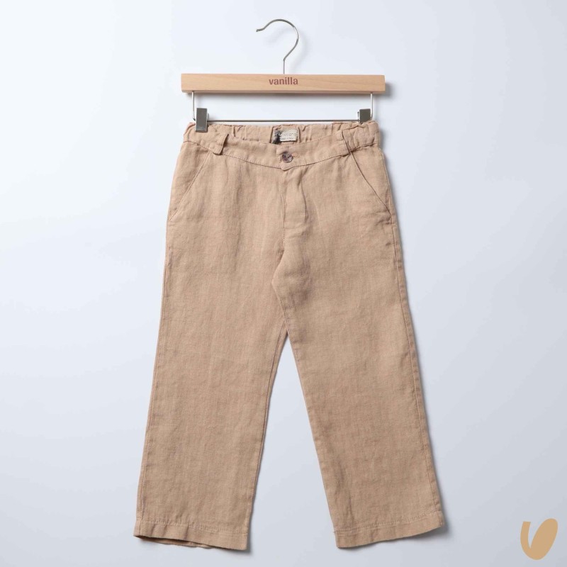 Pantalone in puro lino Pantaloni