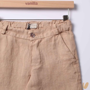 Pantalone in puro lino Pantaloni