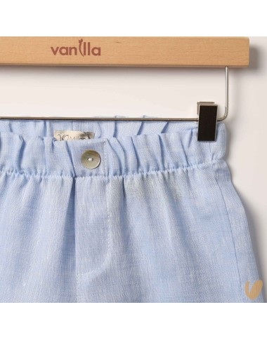 Bermuda in pure linen