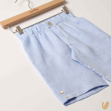 Bermuda in puro lino Bermuda e Salopette