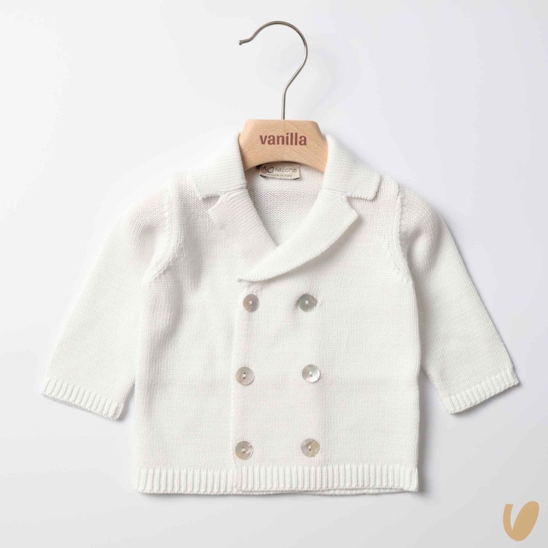 Cardigan doppiopetto in filo Cardigan e Maglia