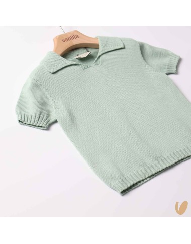 Polo puro filo di cotone Cardigan e Maglia