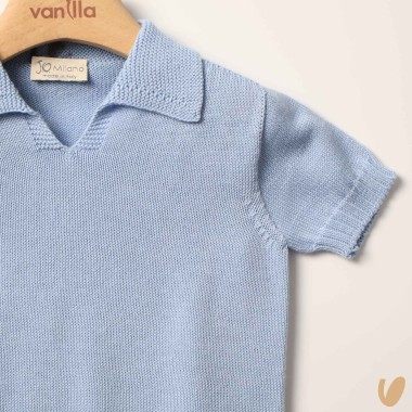 Polo puro filo di cotone Cardigan e Maglia