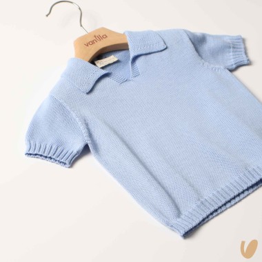 Polo puro filo di cotone Cardigan e Maglia