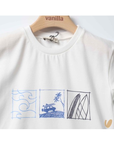 T-shirt "viaggio verso il surf" T-Shirt e Polo
