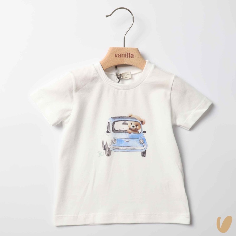 T-shirt 500 con orsetto T-Shirt e Camicia