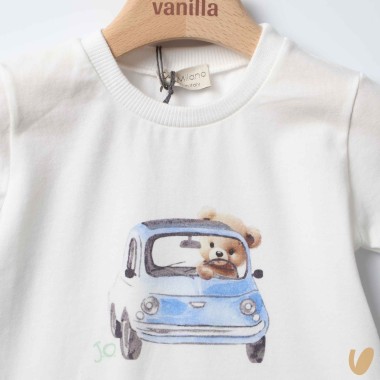 T-shirt 500 con orsetto T-Shirt e Camicia