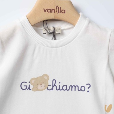 T-shirt "Giochiamo" con orsetto T-Shirt e Camicia