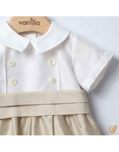 Cotton Shantung Romper