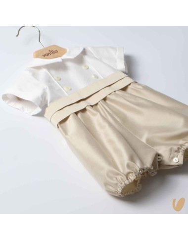 Cotton Shantung Romper