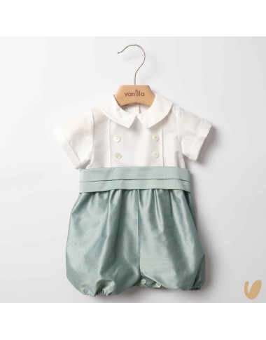 Cotton Shantung Romper