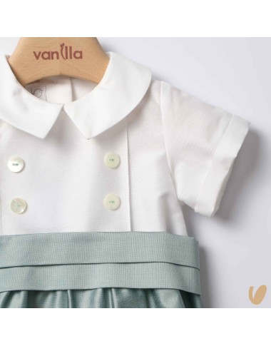 Cotton Shantung Romper