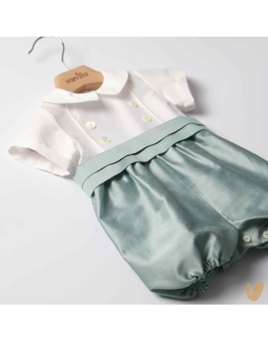 Cotton Shantung Romper