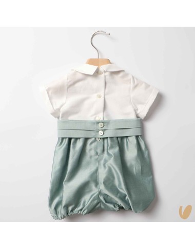 Cotton Shantung Romper