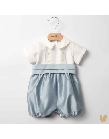 Cotton Shantung Romper