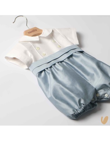 Cotton Shantung Romper