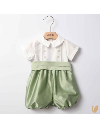 Cotton Shantung Romper