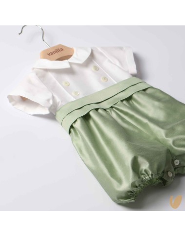 Cotton Shantung Romper