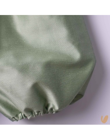 Pagliaccetto in shantung di cotone Battesimo