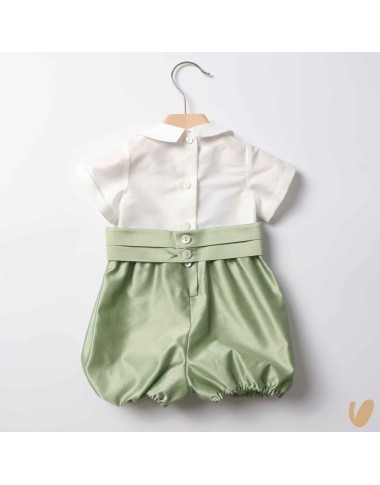 Cotton Shantung Romper