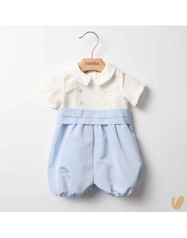 Cotton Shantung Romper