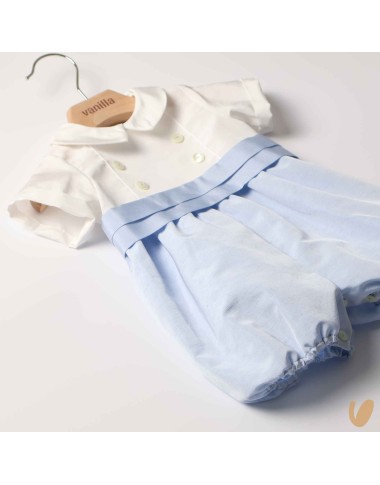 Cotton Shantung Romper