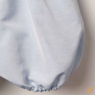 Pagliaccetto in shantung di cotone Battesimo