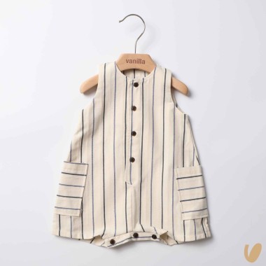 Pagliaccetto righe Completo e Pagliaccetto