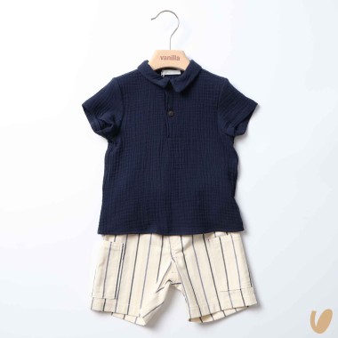 Completo polo e bermuda Completo e Pagliaccetto