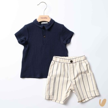 Completo polo e bermuda Completo e Pagliaccetto