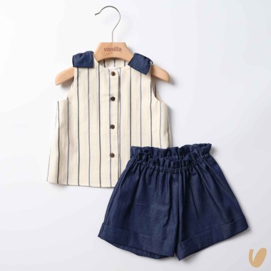 Completo camicia e short Completo e Pagliaccetto